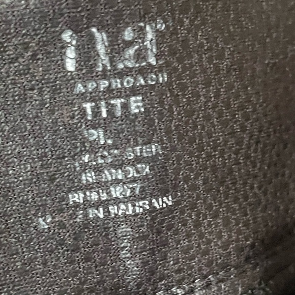 ANA Moto Pants Petite Women Black Gold Zipper Pull On Skinny Leg - Picture 2 of 10